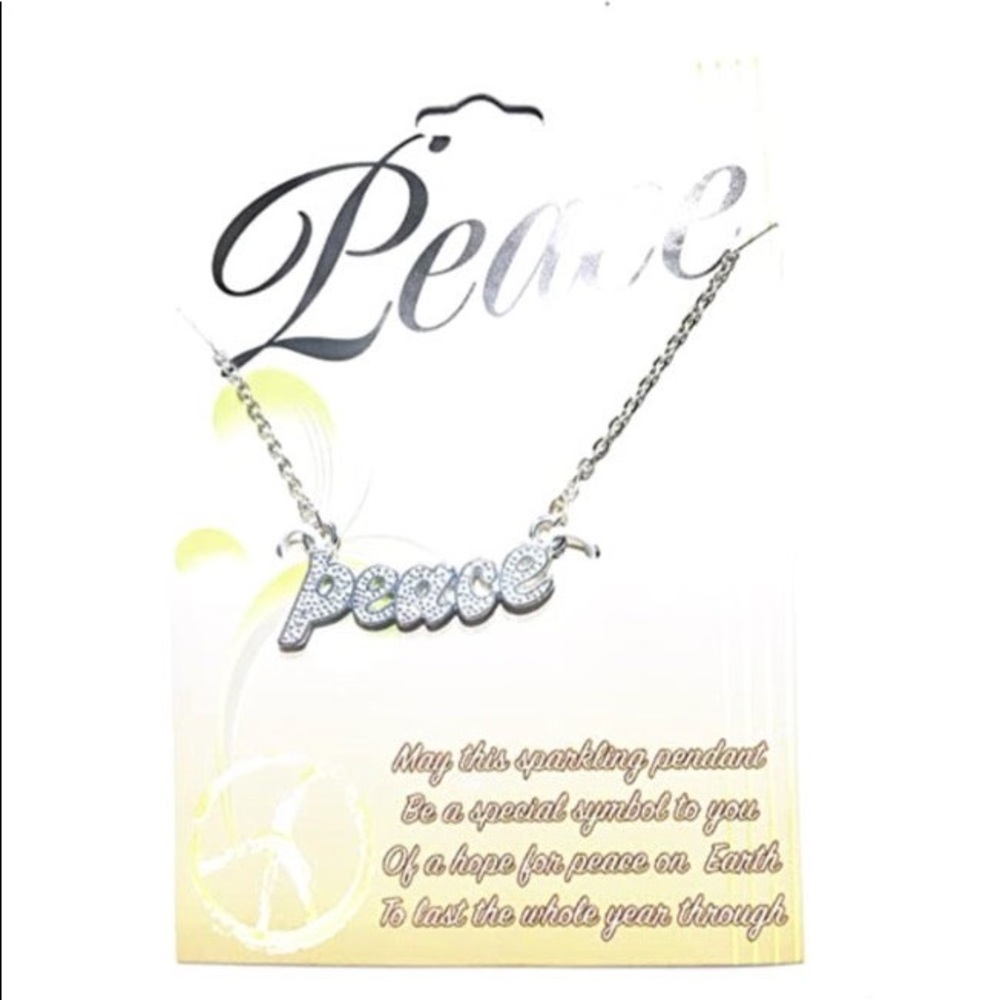 Necklace Peace Poem